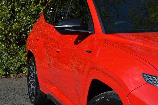 Hyundai TUCSON 1.6 TGDI N LINE S, STUNNING EXAMPLE OF THIS SPORTY SUV Engine Red