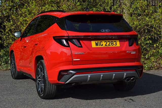 Hyundai TUCSON 1.6 TGDI N LINE S, STUNNING EXAMPLE OF THIS SPORTY SUV Engine Red